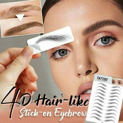 لاصقات الحواجب ( باكيت 9 ازواج من الحواجب )