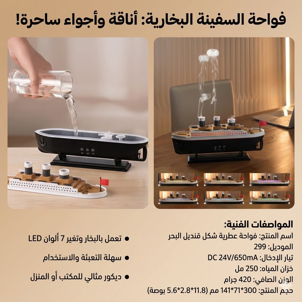 فواحة تيتانيك البركانية الأصلية