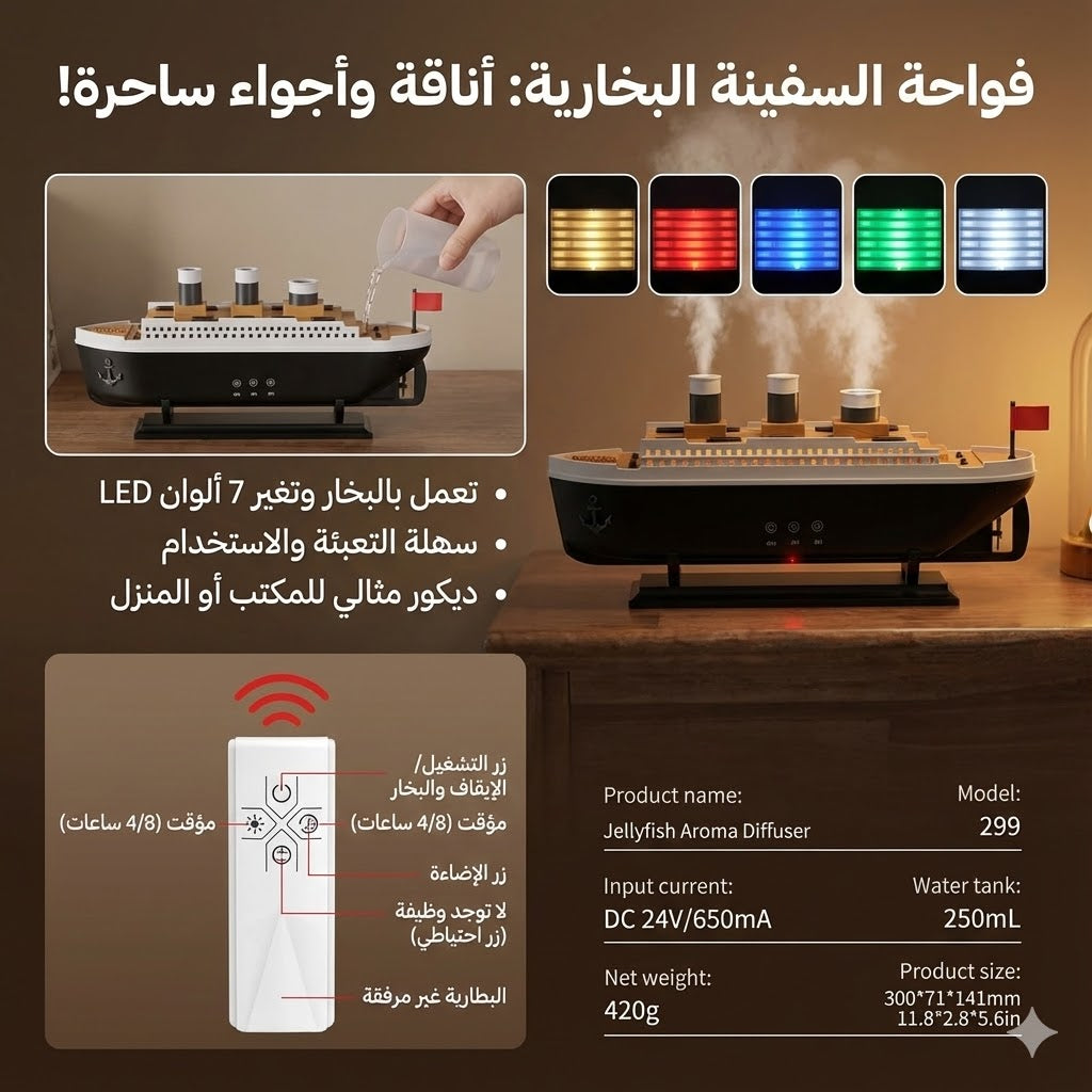 فواحة تيتانيك البركانية الأصلية